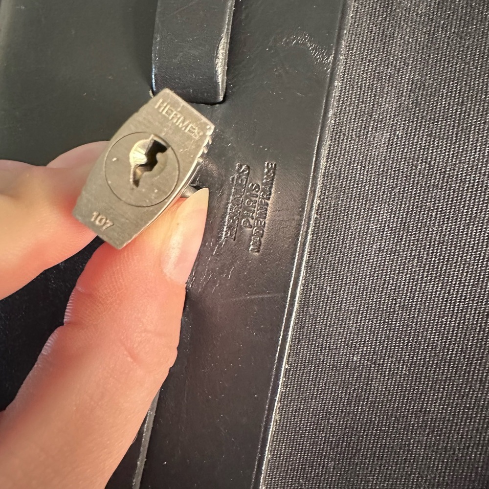 Authentic Vintage Hermes Birkin Kelly Herbag - Picture 6 of 14